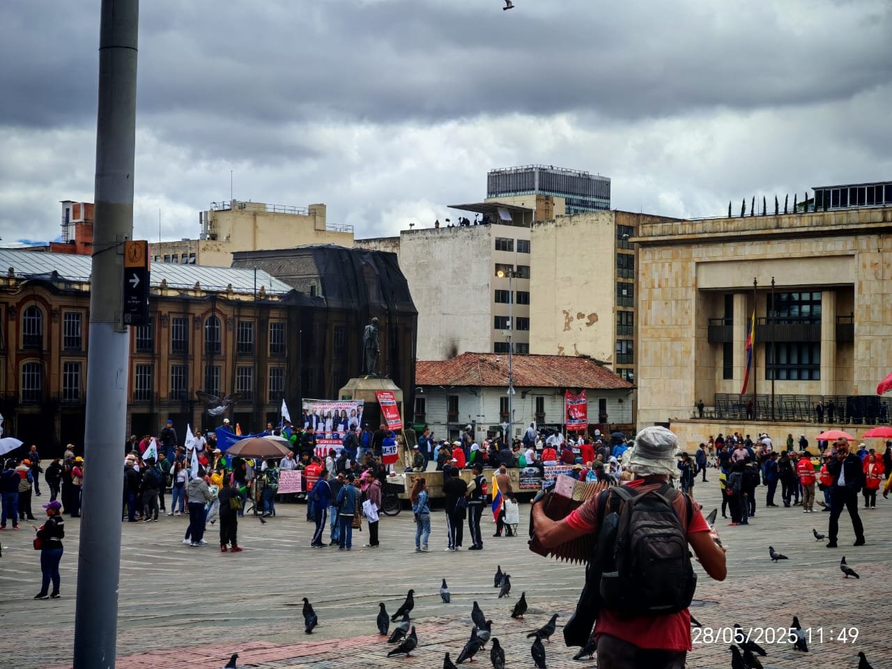 paro nacional manifestaciones bogotá